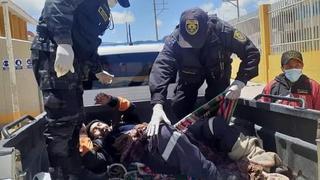 Motociclista queda herido tras ser atropellado por un bus en Azángaro
