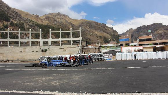 Estadio de Huancavelica está paralizada y no estará lista para la Copa Perú 2019