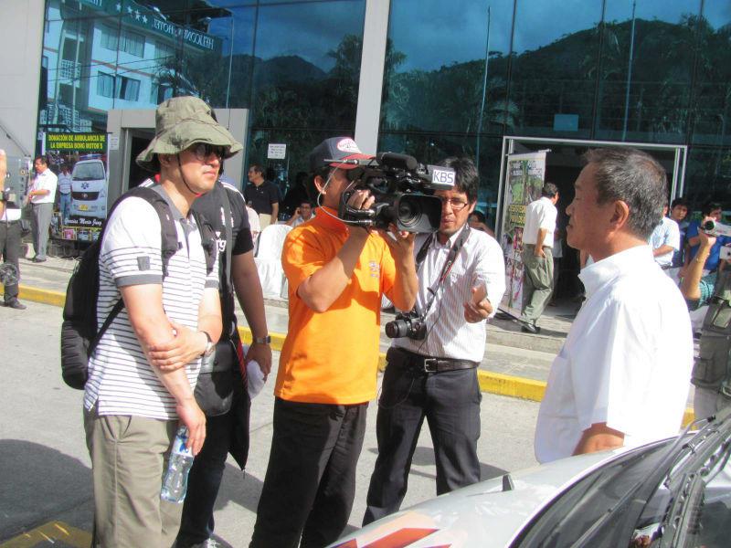 Chanchamayo: Periodistas de TV KBS coreana visitan Selva Central