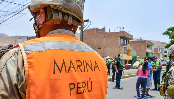 Marina de Guerra ya desplegó a su personal naval y de unidades terrestres. (Foto: Marina de Guerra)