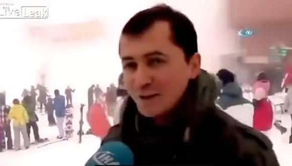 ​YouTube: Insólita reacción del gerente de un hotel cuando avalancha de nieve sepulta a huéspedes