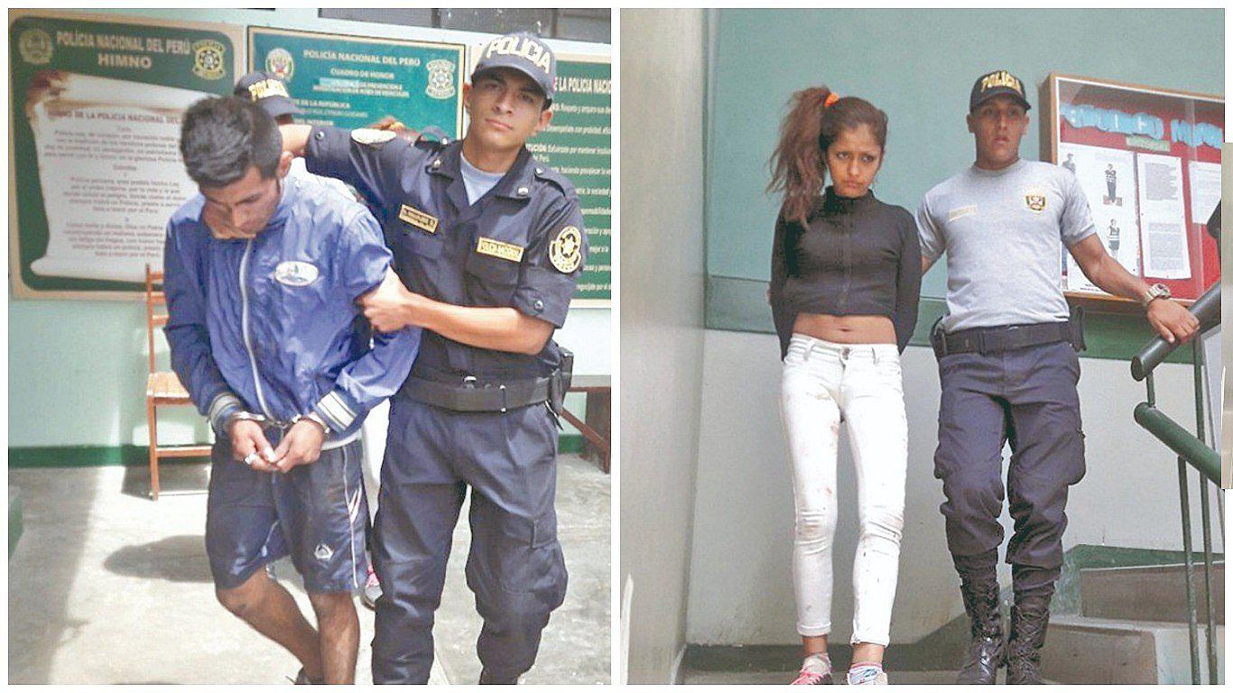 Cae una pareja que era el terror de los taxistas en Chiclayo