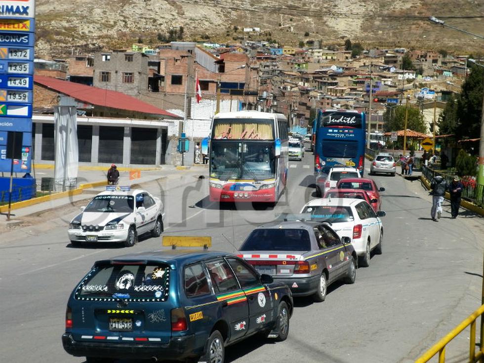  Alto tránsito de turistas en La Oroya (FOTOS)