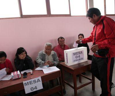 Elecciones 2014: Miembros de mesa recibirán certificado para gozar de día de descanso mañana