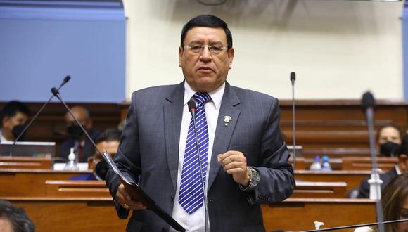 Alejandro Soto, vocero de APP, adelantó que su bancada no le dará el voto de confianza al gabinete de Betssy Chávez. Foto: Congreso
