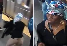 EE. UU.: mujer evita morir atropellada por el metro después de ser arrojada a las vías
