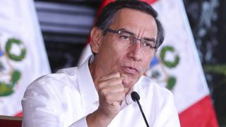 Martín Vizcarra pide al Congreso "que pondere sus acciones buscando lo mejor para el país”