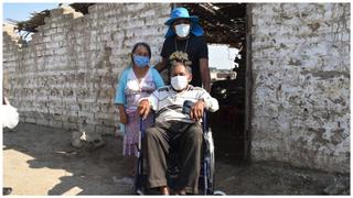 Entregan silla de ruedas en Rázuri a personas vulnerables