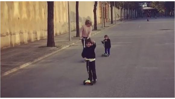Instagram: la escena más tierna con los hijos de Piqué