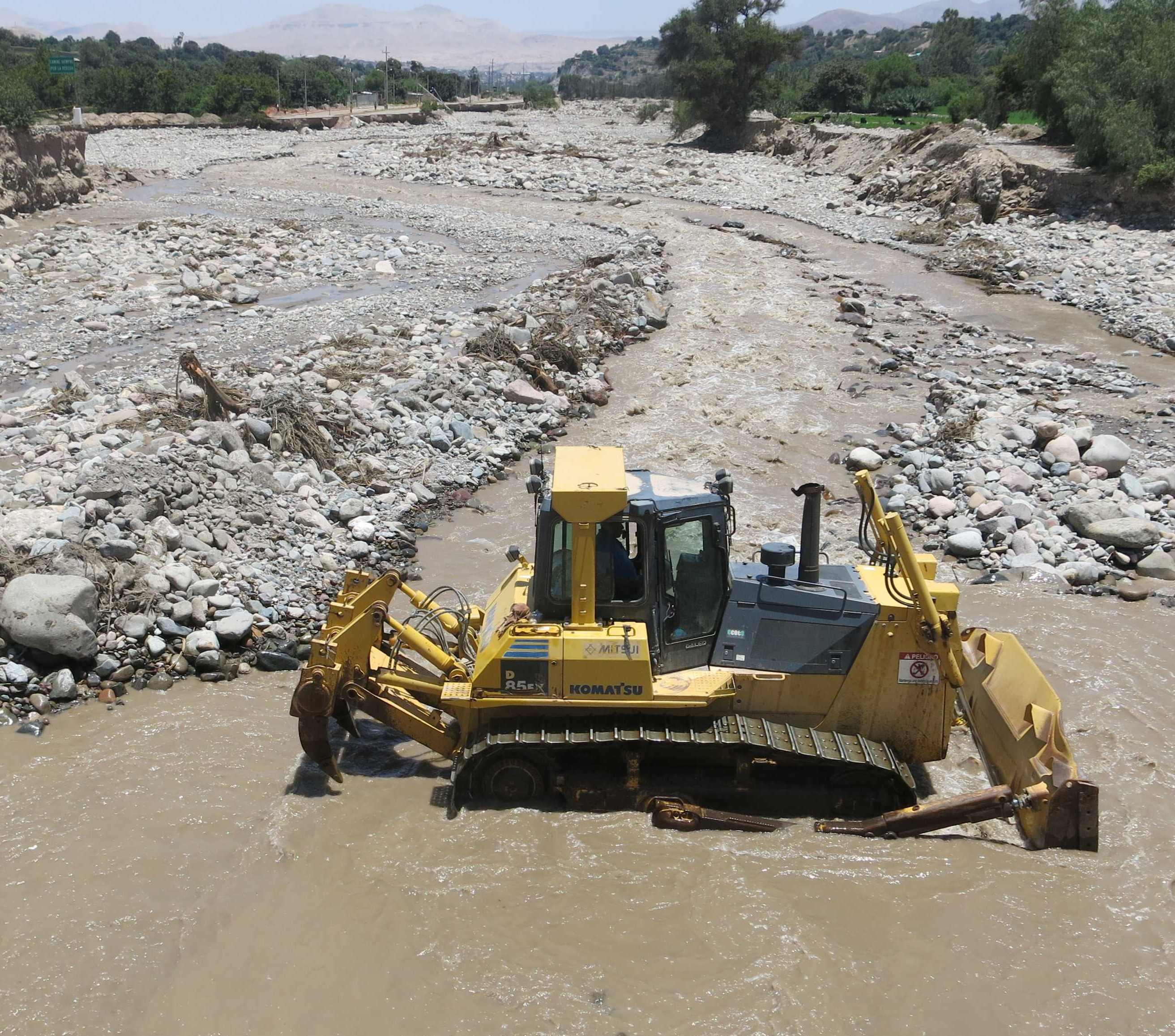 Evalúan daños por crecidas en río Moquegua
