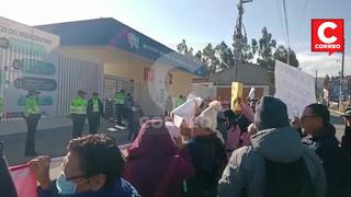 Trabajadores del IREN protestan exigiendo que se respete su contrato CAS Indeterminado (VIDEO)