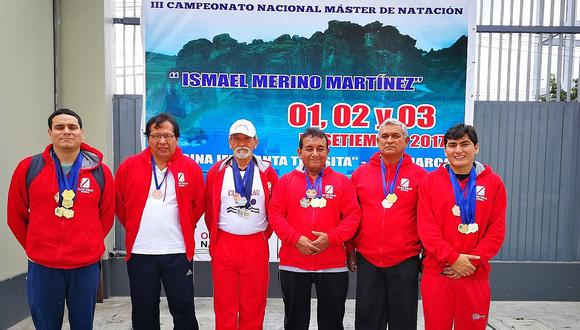 Piura: Nadadores máster destacaron en torneo acuático en Cajamarca