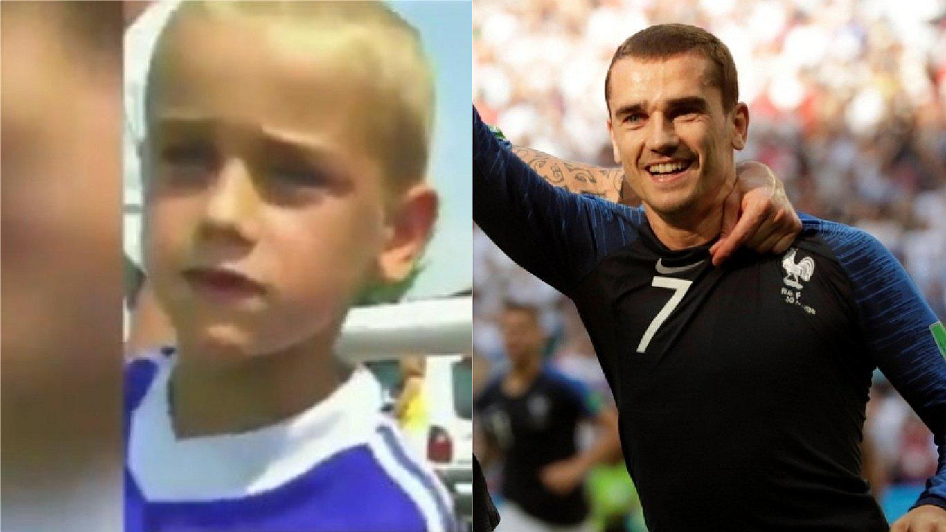 Griezmann: El día que le pidió autógrafos al equipo francés campeón del mundo en 1998 (VIDEO)