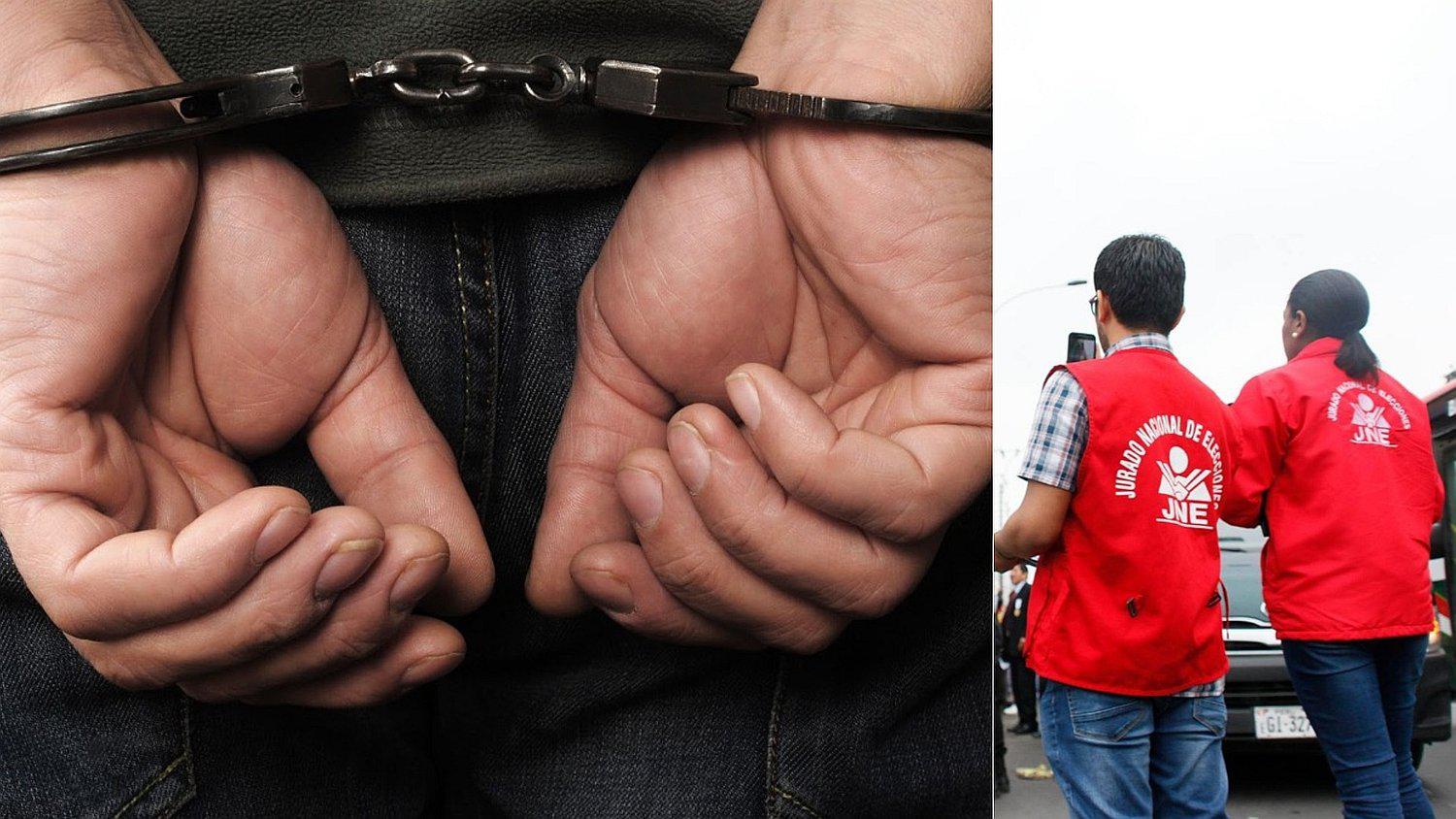 Lince: Sujeto es detenido por tener propaganda política en su auto a un día de las elecciones