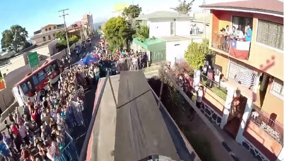 YouTube: downhill urbano extremo en Valparaíso