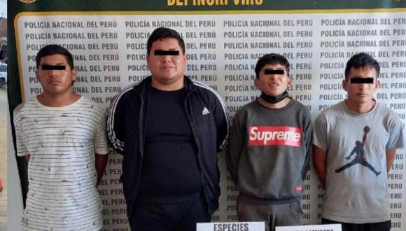 Son tres los detenidos y según la Policía están involucrados en robo, en tenencia ilegal de armas y drogas.