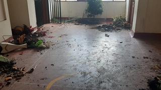 Vandalismo y destrozos tras protesta realizada en Lircay