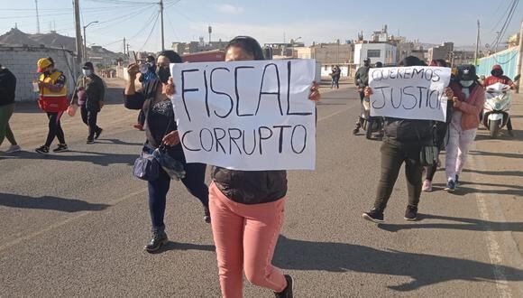 Pobladores protestan por liberación de presunto violador de su propia hija en Nasca.