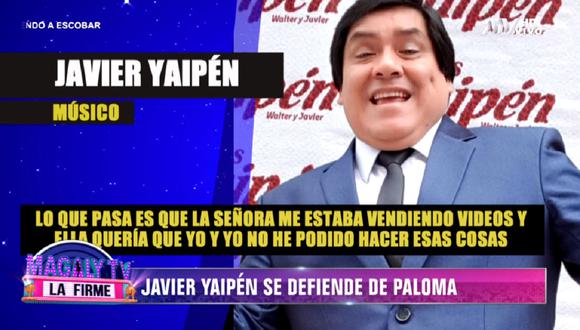 ‘Paloma de la Guaracha’ difundió chats privados con Javier Yaipén. (Foto: Captura ATV)