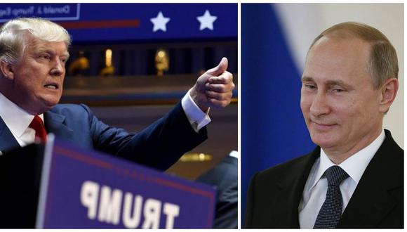 Donald Trump elogia a Vladímir Putin y lo califica de "inteligente"