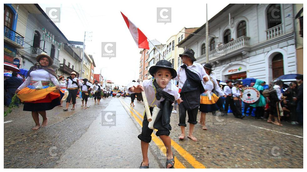 Huancayo celebró a lo grande  el inicio de los carnavales (FOTOS Y VIDEO)