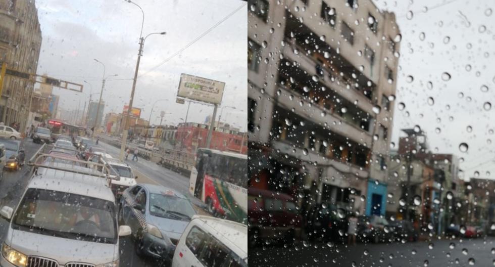 Lluvia de verano se dio en varios distritos de la capital esta tarde