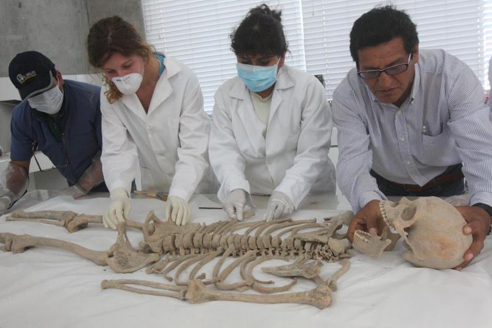 Hallan momia en Huaca Cao Viejo
