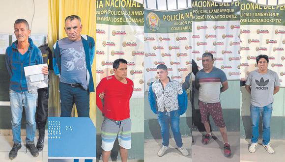 Otros dos caen con más de 150 “ketes” de pasta básica de cocaína y con celulares robados durante operativos de la policía del distrito de José Leonardo Ortiz.