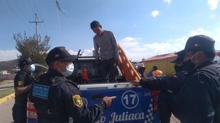 Juliaca: Adolescente ebrio amedrentaba a pobladores con municiones