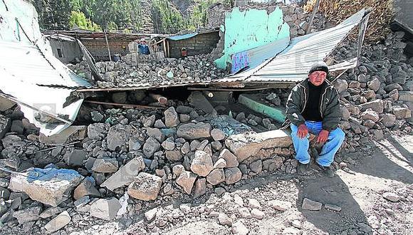 Sismo en Arequipa: ayuda empezó a llegar para 4 mil afectados