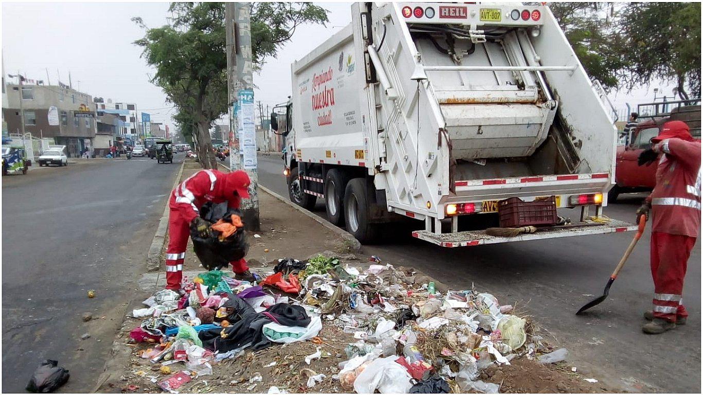 Recolectan 330 toneladas de basura diaria en Trujillo 