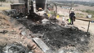 Moquegua: Incendio deja a humilde familia sin vivienda en Los Ángeles