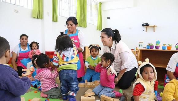 En Arequipa son tres mil los niños cuidados en Cuna Más