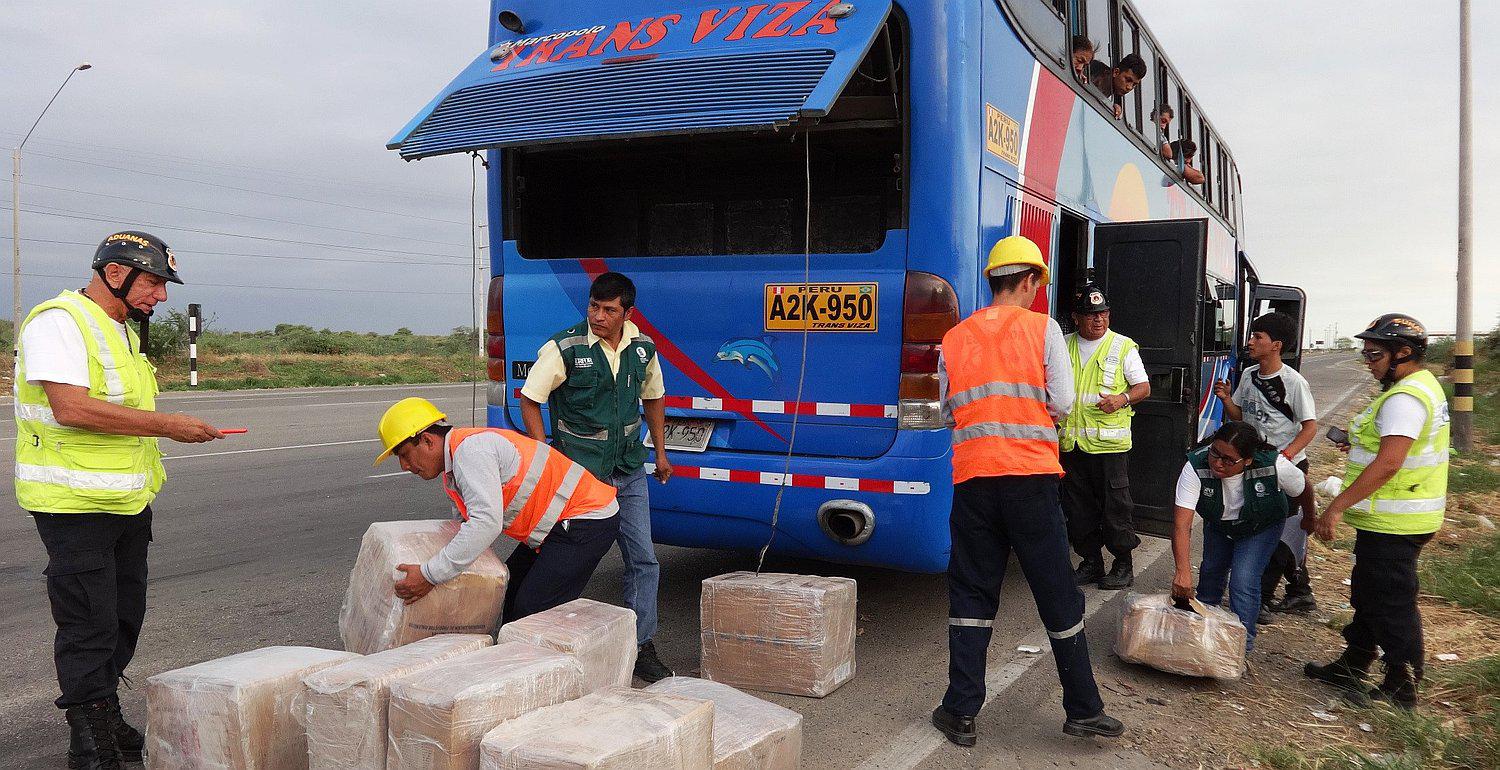 Piura: Incautan palo santo ilegal en bus que iba a Lima