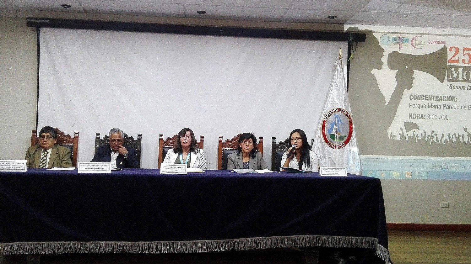 Ayacucho alista marcha fúnebre por las 53 víctimas de feminicidio 