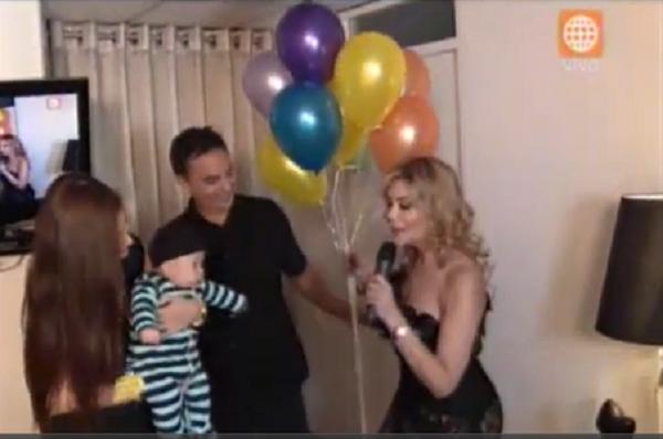 ​Gisela tuvo emotivo encuentro con hijo de Roberto Martínez