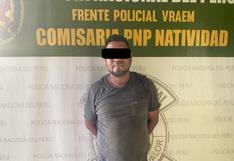 Vraem: detienen a integrante de la banda criminal “Los Salvajes del Infierno Verde”