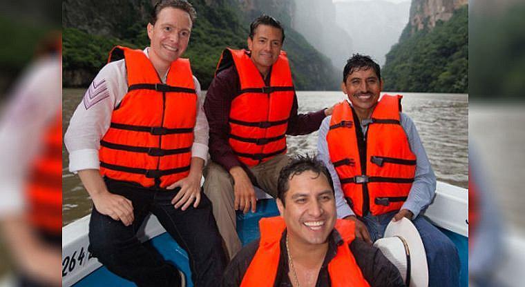 Peña Nieto publica y luego elimina foto con cantante vinculado a narcotráfico (FOTOS)
