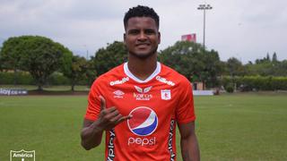 Aldair Rodríguez ya está en Colombia y lució los colores de América de Cali