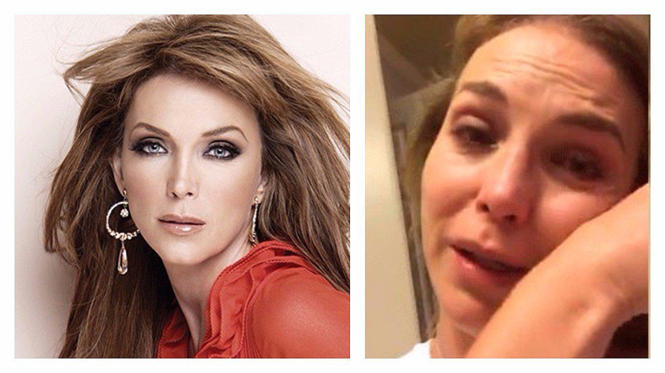 Laura Flores rompe en llanto por partida de su hija (VIDEO)