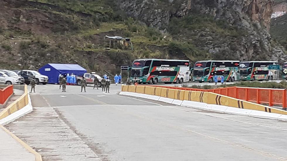 Peregrinos llegan a Huancavelica