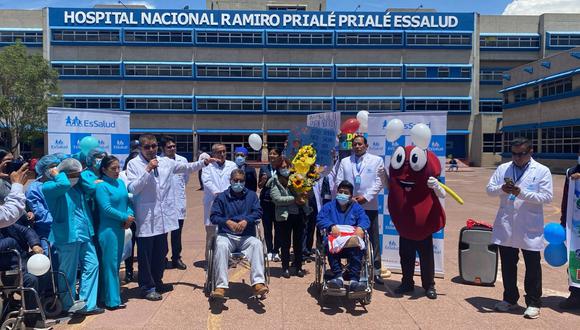 Médicos de EsSalud realizaron el noveno trasplante renal en el Hospital Nacional Ramiro Prialé Prialé de Junín. (Foto: EsSalud)
