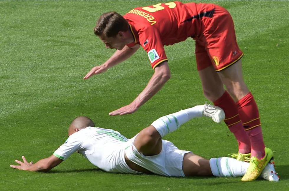 Los mejores momentos del partido Bélgica - Argelia (FOTOS)
