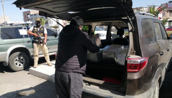 Cerca de media tonelada de cocaína incautada en Tacna fue llevada a Lima para su destrucción