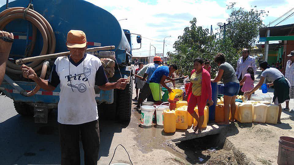 Vecinos del caserío Malval reclaman el servicio de agua potable