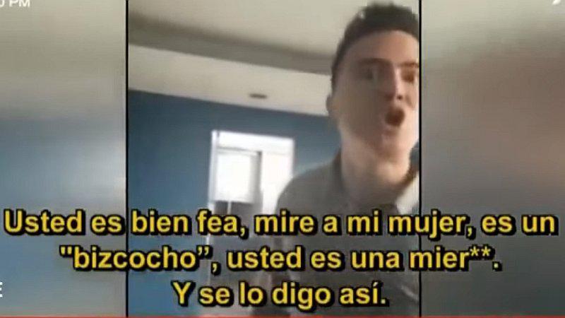 Extranjero genera indignación al lanzar insultos racistas a joven peruana