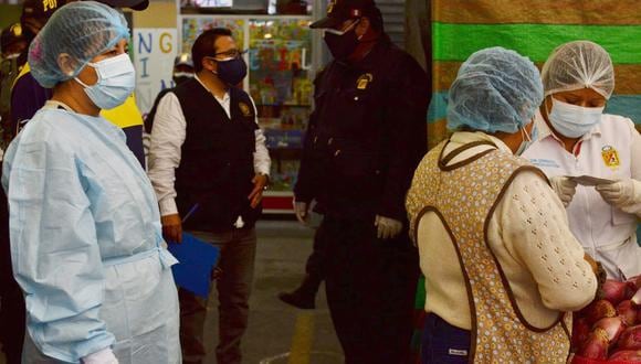 Operativo se ejecutó en el Mercado Héroes del Cenepa en Tacna. (Foto: Difusión)