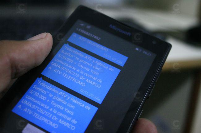 PNP: Bandas del norte estafan por celular con cuento del premio 