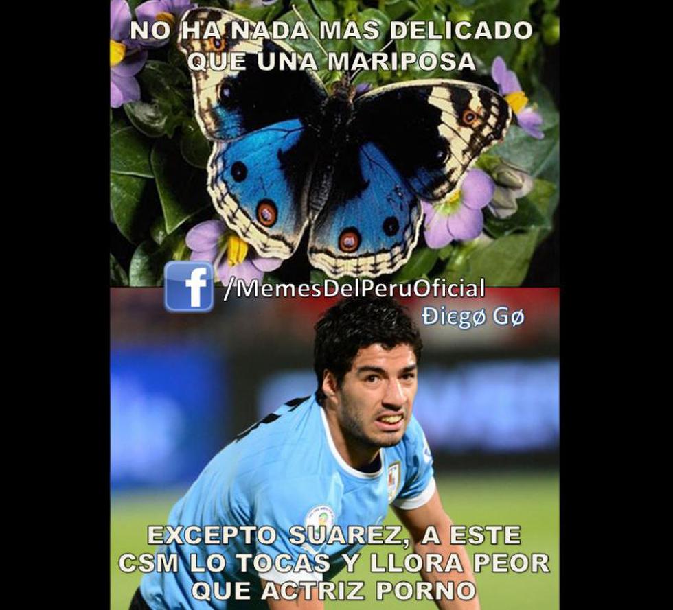 Perú vs Uruguay: Memes criticando a Luis Suárez y árbitro inundan redes sociales