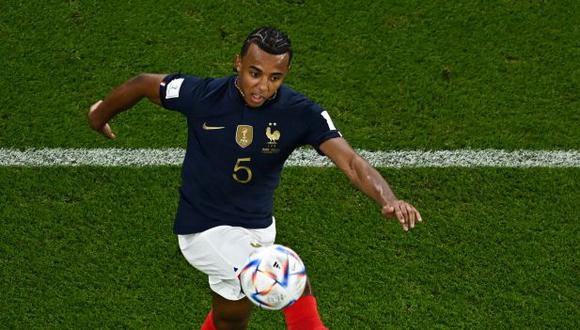Jules Koundé fue titular en Francia por tercera vez en el Mundial de Qatar. (Foto: AFP)